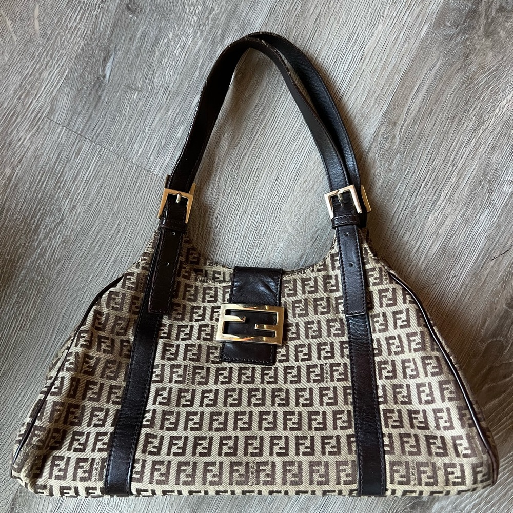 Vintage Authentic Fendi Shoulder Bag
